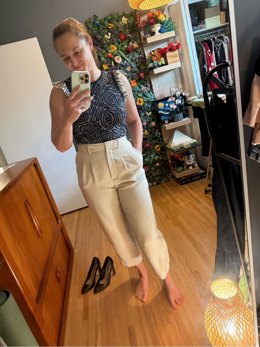 Wilfred High-rise Cropped Trousers